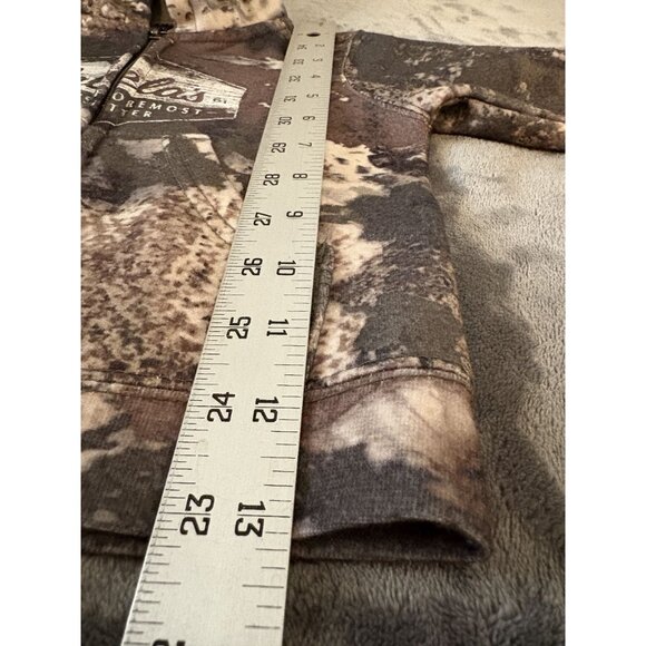 Cabela's Baby Camo Zip-Up Hoodie Sweatshirt 12-18MO Brown Camouflage - Picture 7 of 7